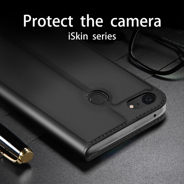 DZGOGO ISKIN Series Slight Frosted PU + TPU  Case for Google Pixel 3 XL