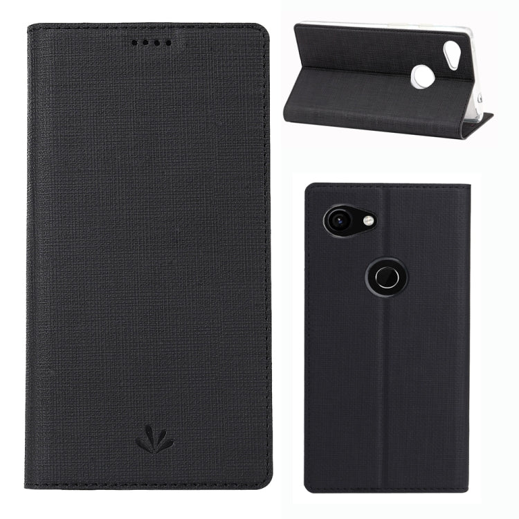 ViLi Texture PU Leather Case for Google Pixel 3a, with Holder & Card Slots & Wallet