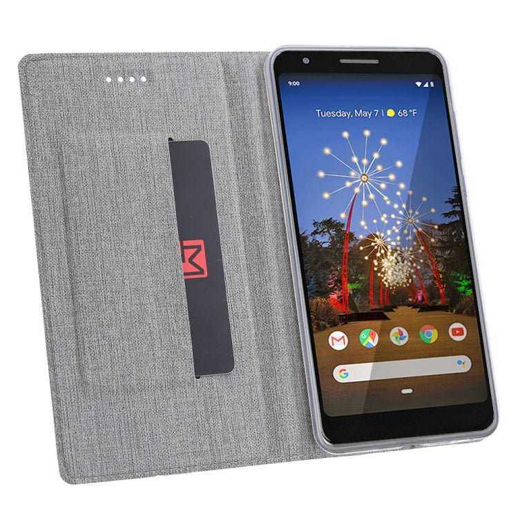 ViLi Texture PU Leather Case for Google Pixel 3a, with Holder & Card Slots & Wallet