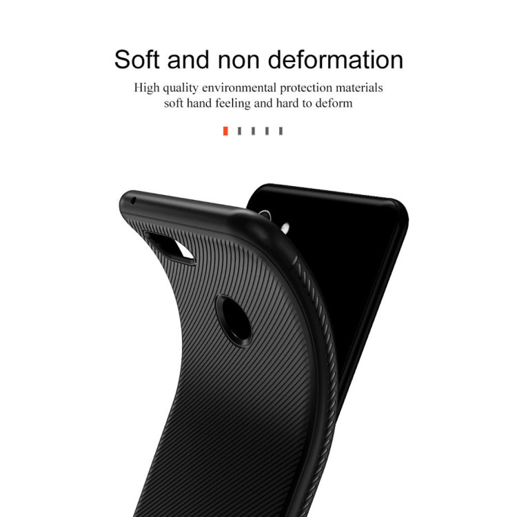 lenuo Leshen Series Stripe Texture TPU Case for Google Pixel 3 XL (Blue)