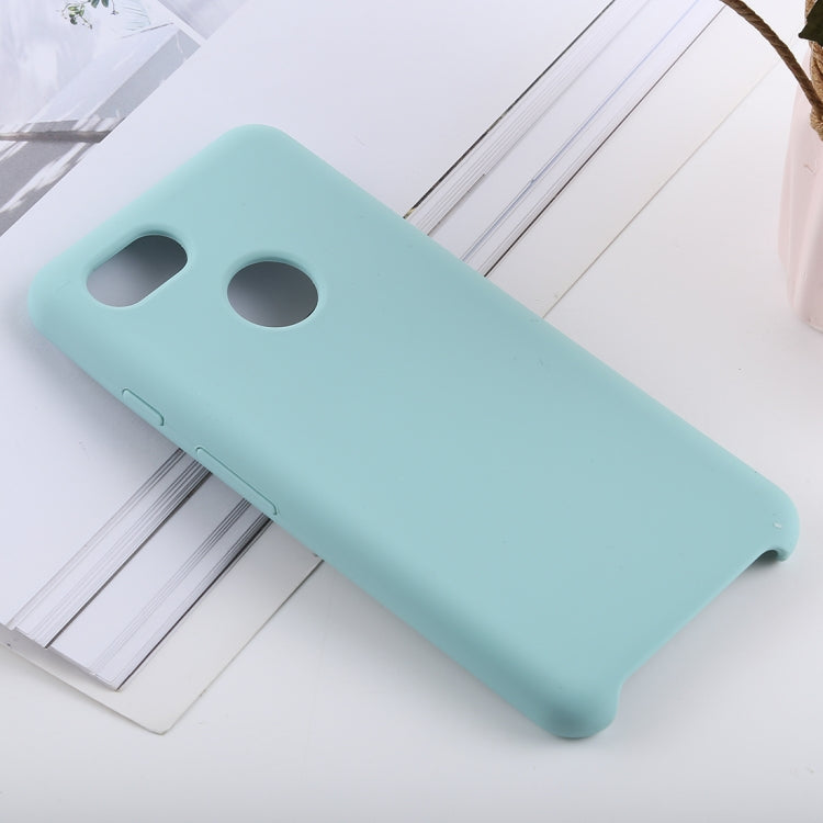 Solid Color Liquid Silicone Shockproof Soft Case for Google Pixel 3