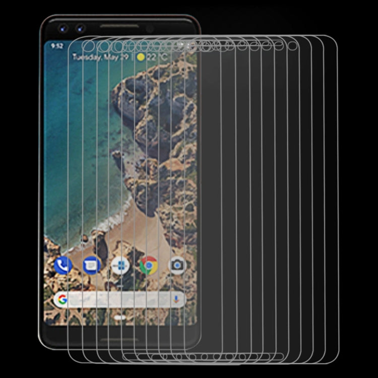 10PCS 9H 2.5D Tempered Glass Film for Google Pixel 3