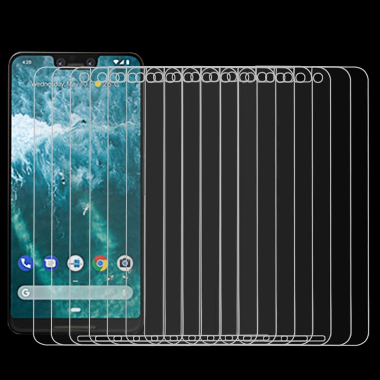 100 PCS 9H 2.5D Tempered Glass Film for Google Pixel 3XL
