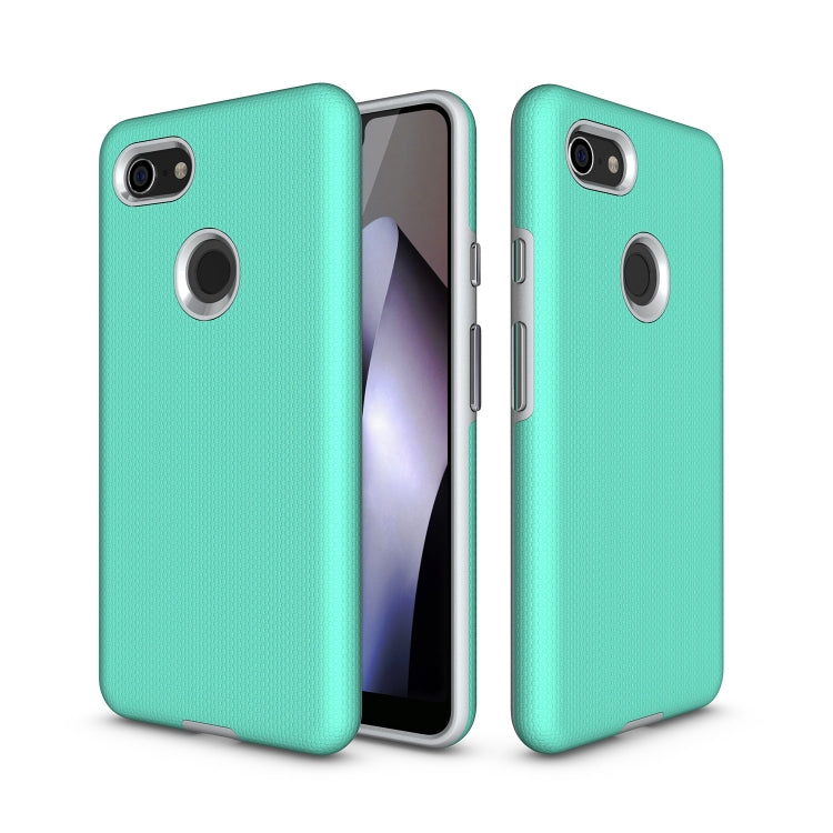Anti-slip Armor Texture TPU + PC Case for Google Pixel 3 XL