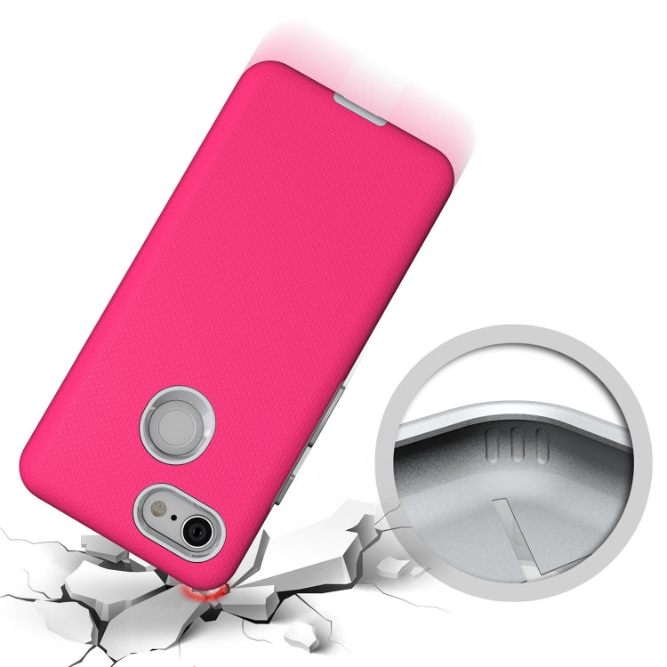 Anti-slip Armor Texture TPU + PC Case for Google Pixel 3