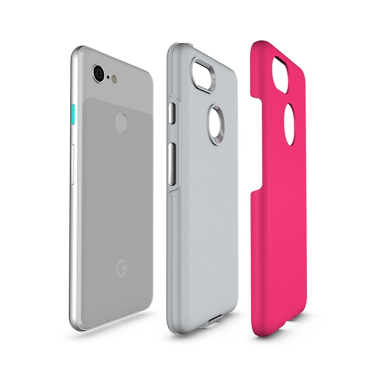 Anti-slip Armor Texture TPU + PC Case for Google Pixel 3
