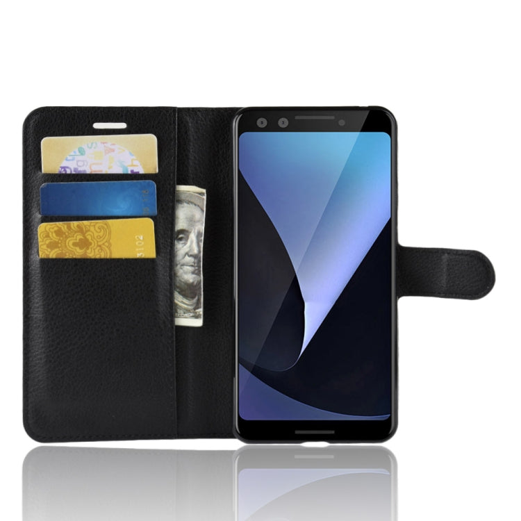 Litchi Texture Horizontal Flip Leather Case for Google Pixel 3, with Wallet & Holder & Card Slots