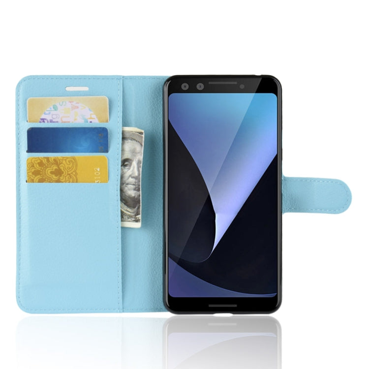 Litchi Texture Horizontal Flip Leather Case for Google Pixel 3, with Wallet & Holder & Card Slots