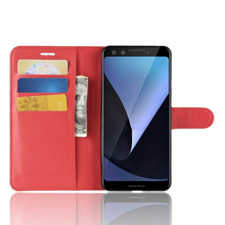 Litchi Texture Horizontal Flip Leather Case for Google Pixel 3, with Wallet & Holder & Card Slots