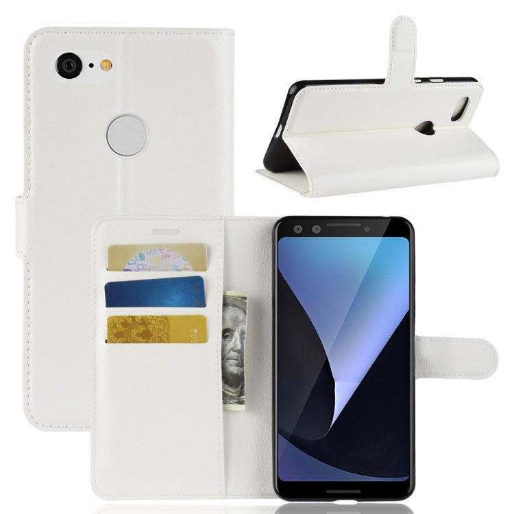 Litchi Texture Horizontal Flip Leather Case for Google Pixel 3, with Wallet & Holder & Card Slots