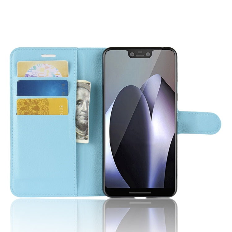 Litchi Texture Horizontal Flip Leather Case for Google Pixel 3 XL, with Wallet & Holder & Card Slots