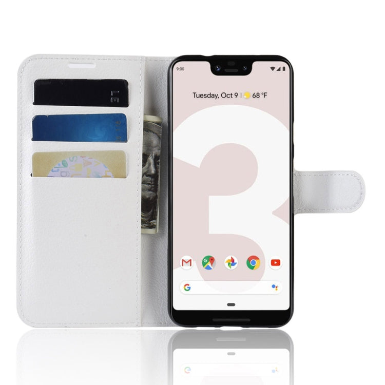 Litchi Texture Horizontal Flip Leather Case for Google Pixel 3a XL/google Pixel 3a XL, with Wallet & Holder & Card Slots