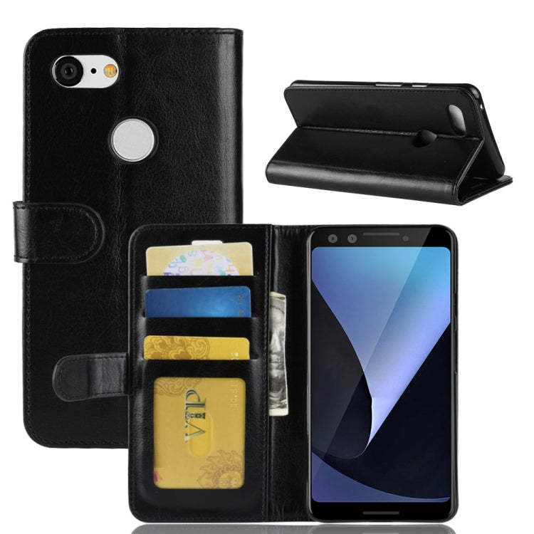Crazy Horse Texture Horizontal Flip Leather Case for Google Pixel 3, with Wallet & Holder & Card Slots