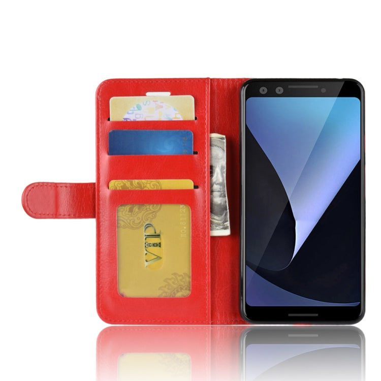 Crazy Horse Texture Horizontal Flip Leather Case for Google Pixel 3, with Wallet & Holder & Card Slots