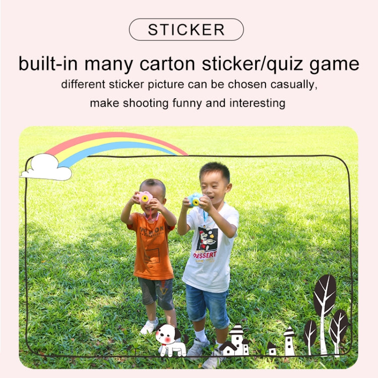 RK-K9 2.0 / 2.4 inch 20.0MP Dual-lens Child Camera, Support Game & Video & 64GB TF Card