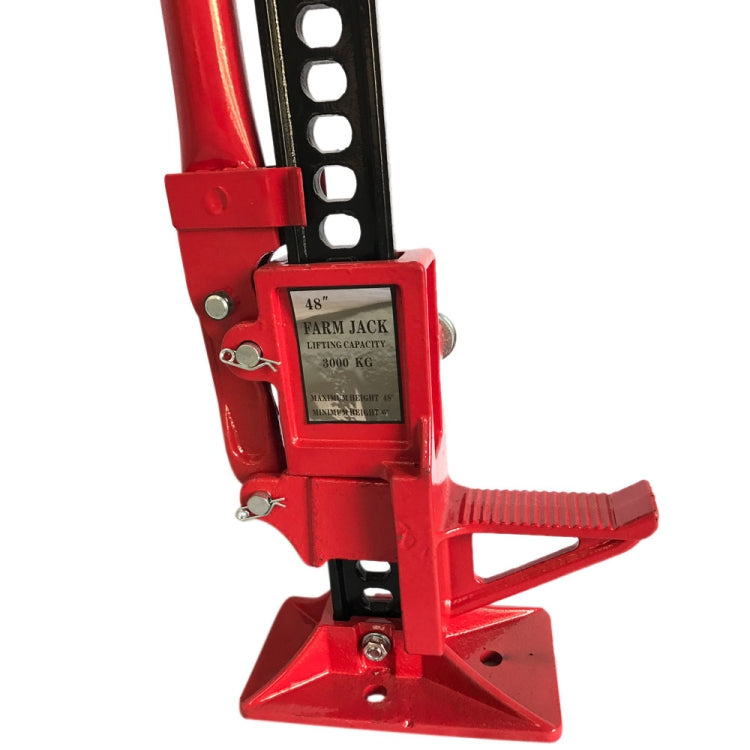 [US Warehouse] 48 inch Steel Farm Jack Car Repair Tool, Bearable Weight: 3.5 Ton