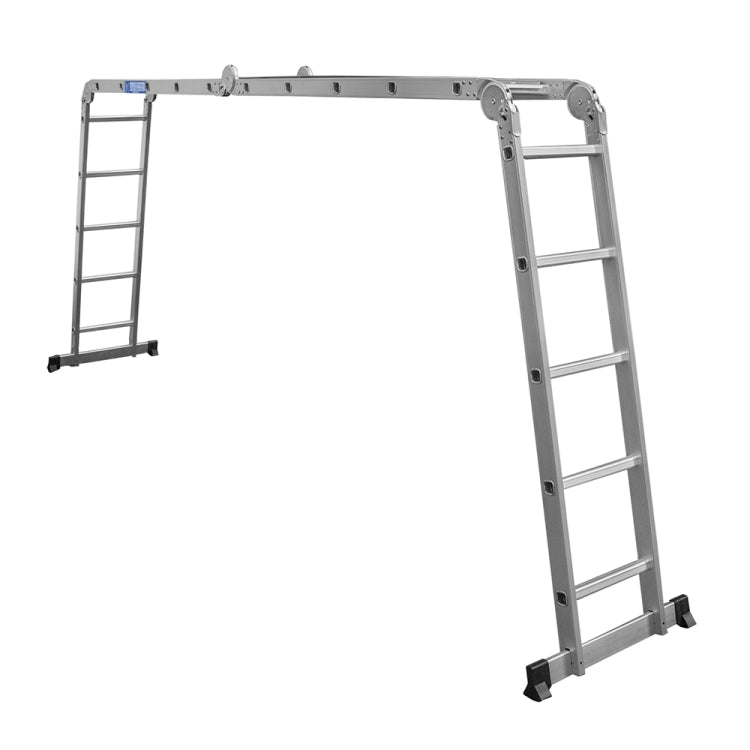 [US Warehouse] 19.5ft Household Multifunctional Aluminum Alloy Small Joint Foldable Telescopic Ladder 20-step Unloading Ladder