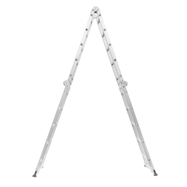 [US Warehouse] 19.5ft Household Multifunctional Aluminum Alloy Small Joint Foldable Telescopic Ladder 20-step Unloading Ladder