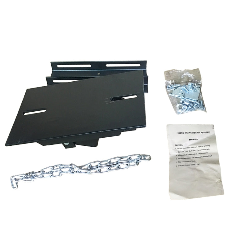 [US Warehouse] Carbon Steel Gearbox Trolley Jack Adapter Bracket, Bearing Capacity: 0.5 Tons