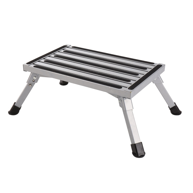 [US Warehouse] Aluminum Foldable Foot-stool Rest Stool for Trailer