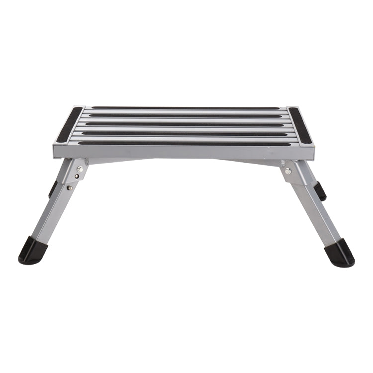 [US Warehouse] Aluminum Foldable Foot-stool Rest Stool for Trailer