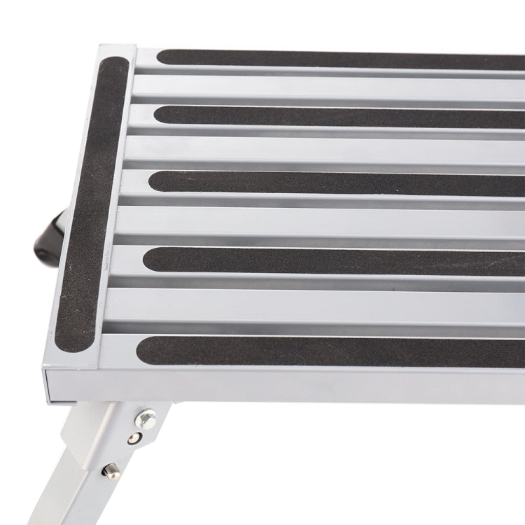 [US Warehouse] Aluminum Foldable Foot-stool Rest Stool for Trailer