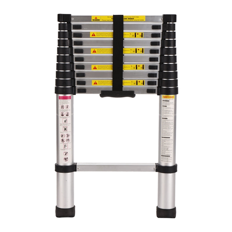 [US Warehouse] 10.5ft Household Multifunctional Aluminum Alloy Single-sided Foldable Telescopic Ladder 11-step Unloading Ladder