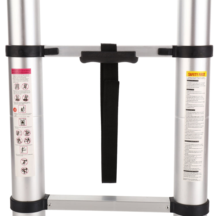 [US Warehouse] 10.5ft Household Multifunctional Aluminum Alloy Single-sided Foldable Telescopic Ladder 11-step Unloading Ladder