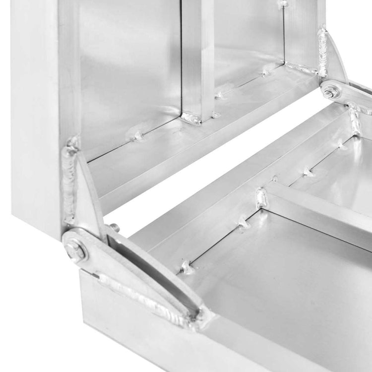 [US Warehouse] 8Ft Portable Foldable Aluminum Pet Loading and Unloading Ramp Ladder with Handle, Suitable for Trucks / Vans / SUVs