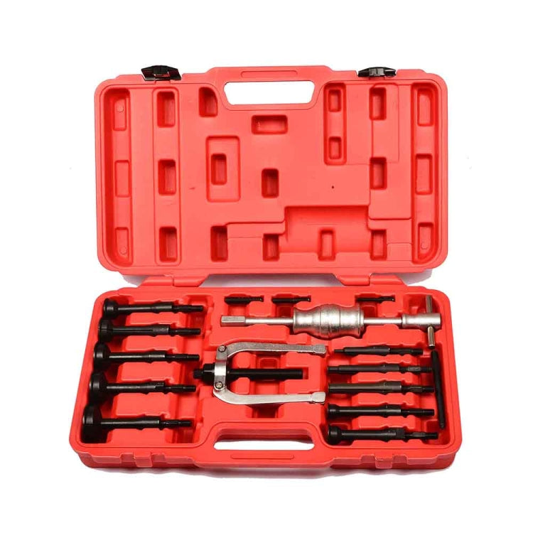 [US Warehouse] 16 in 1 Blind Hole Inner Bearing Puller Slide Hammer Tool Kit