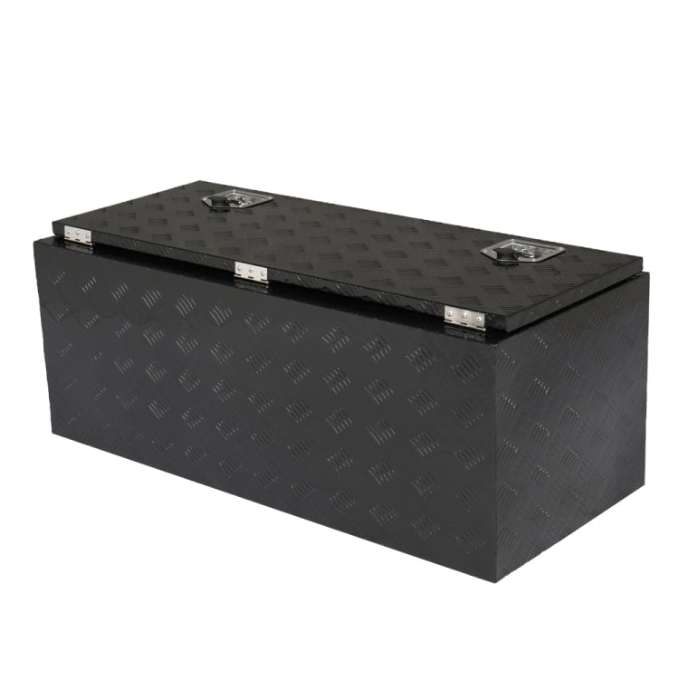 [US Warehouse] B Style Aluminum 5-bar Pattern Tool Box with Double Locks, Size: 42 x 18 x 17 inch