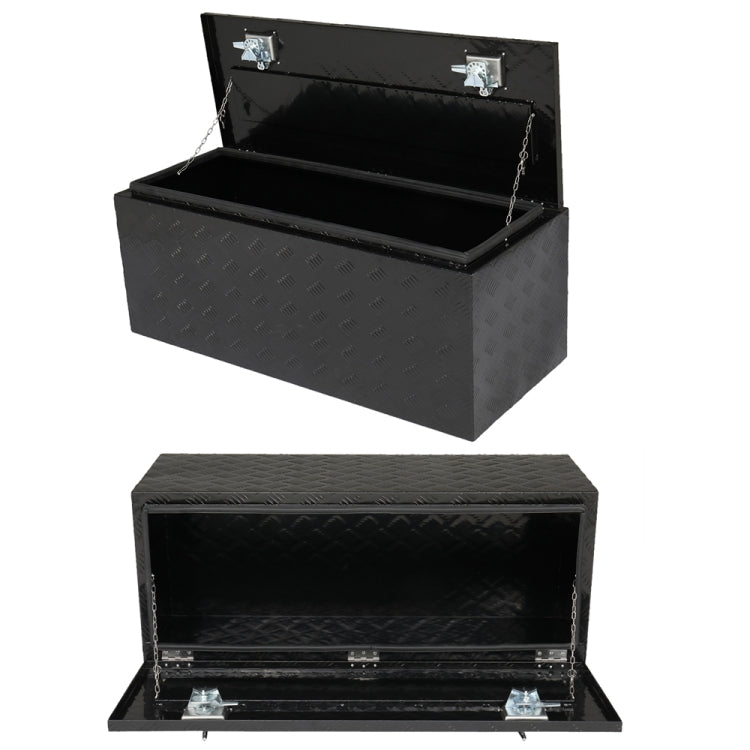 [US Warehouse] B Style Aluminum 5-bar Pattern Tool Box with Double Locks, Size: 42 x 18 x 17 inch