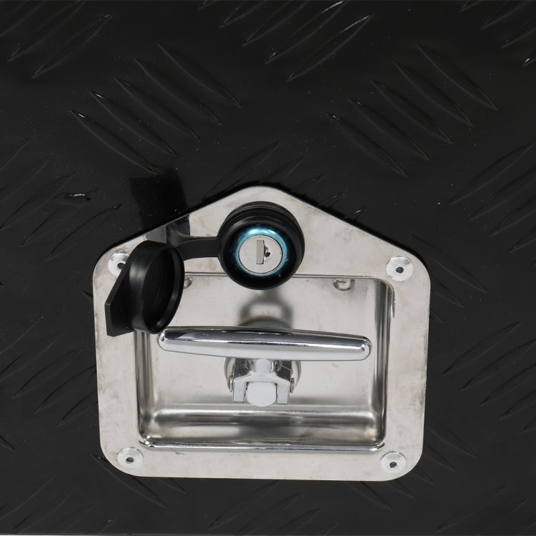 [US Warehouse] B Style Aluminum 5-bar Pattern Tool Box with Double Locks, Size: 42 x 18 x 17 inch