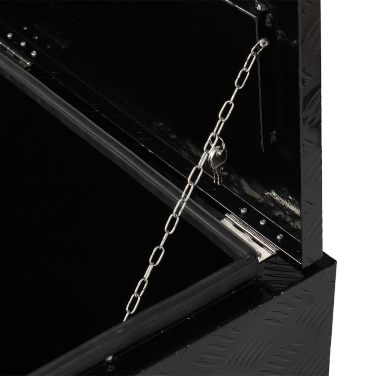 [US Warehouse] B Style Aluminum 5-bar Pattern Tool Box with Double Locks, Size: 42 x 18 x 17 inch