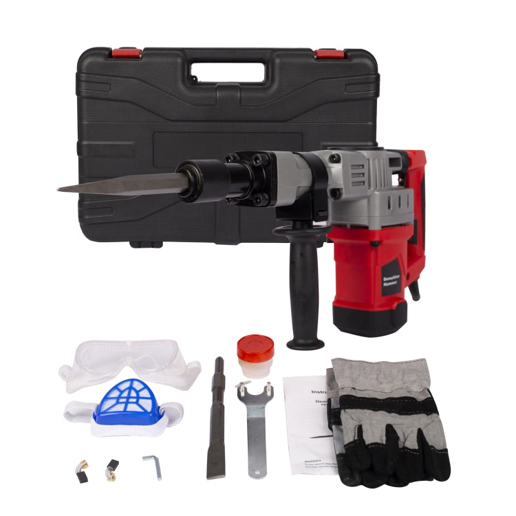 [US Warehouse] Electric Jack Hammer Concrete Breaker Trigger Lock Remove Electrical Tools