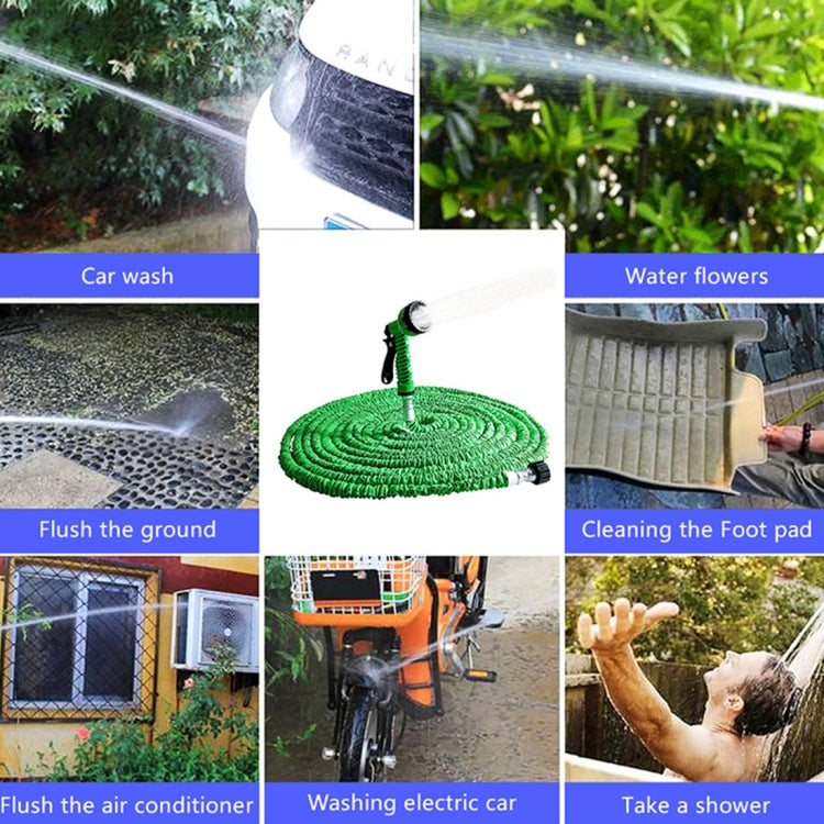 10-30m Telescopic Pipe Expandable Magic Flexible Garden Watering Hose with Spray Gun Set