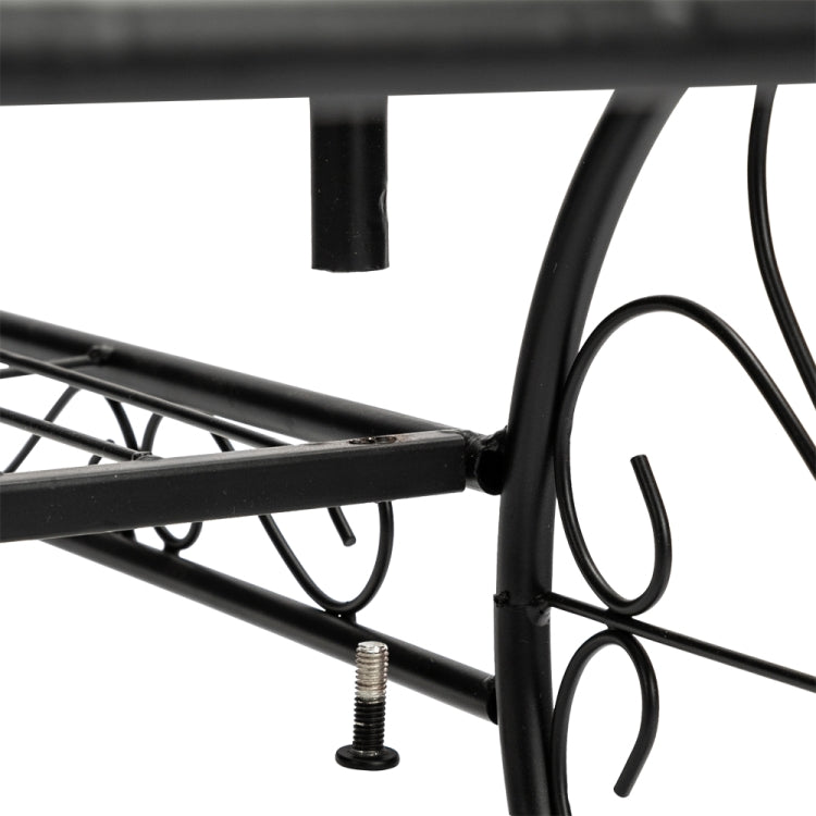 [US Warehouse] Car Shape Plant Shelf 6 Stand Iron Decoration, Size: 78.74 x 25.4 x 75.44cm