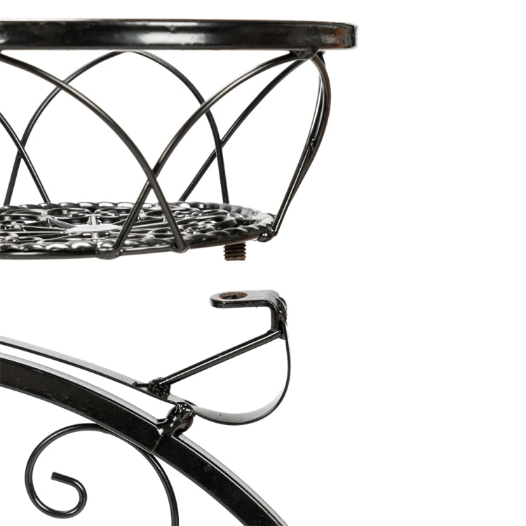 [US Warehouse] Tricycle Shape Plant Shelf 3 Stand Iron Decoration, Size: 77.5 x 25.4 x 52cm