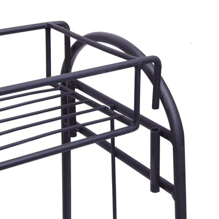 [US Warehouse] 2 Layers Round Pattern Plant Shelf, Size: 83 x 81.5 x 31cm