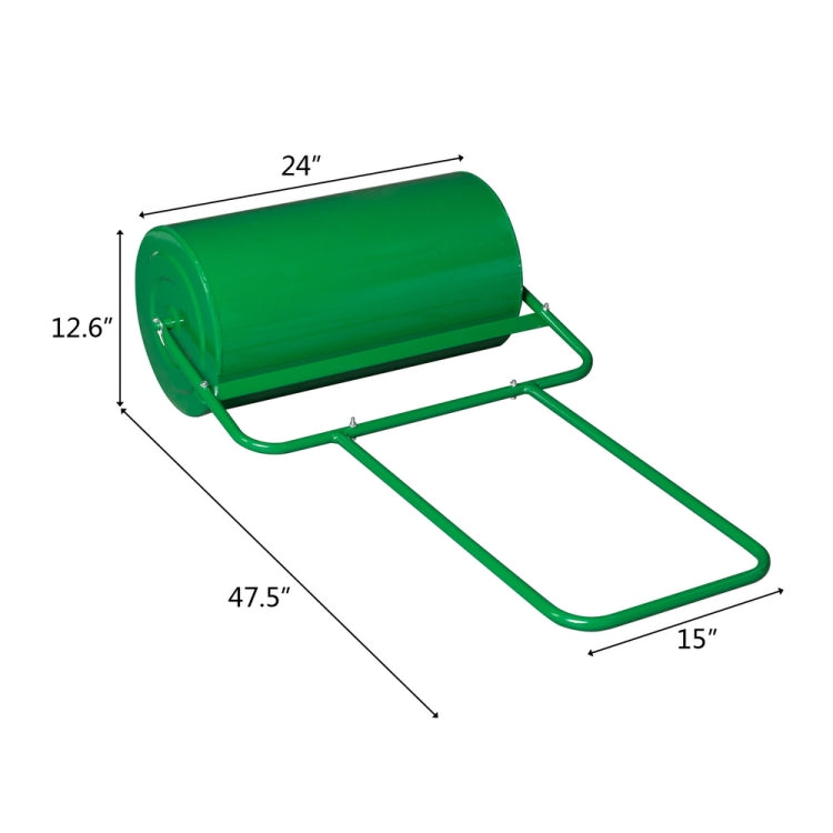 [US Warehouse] Iron Cylindrical Lawn Roller, Size: 47.5 x 24 x 12.6 inch