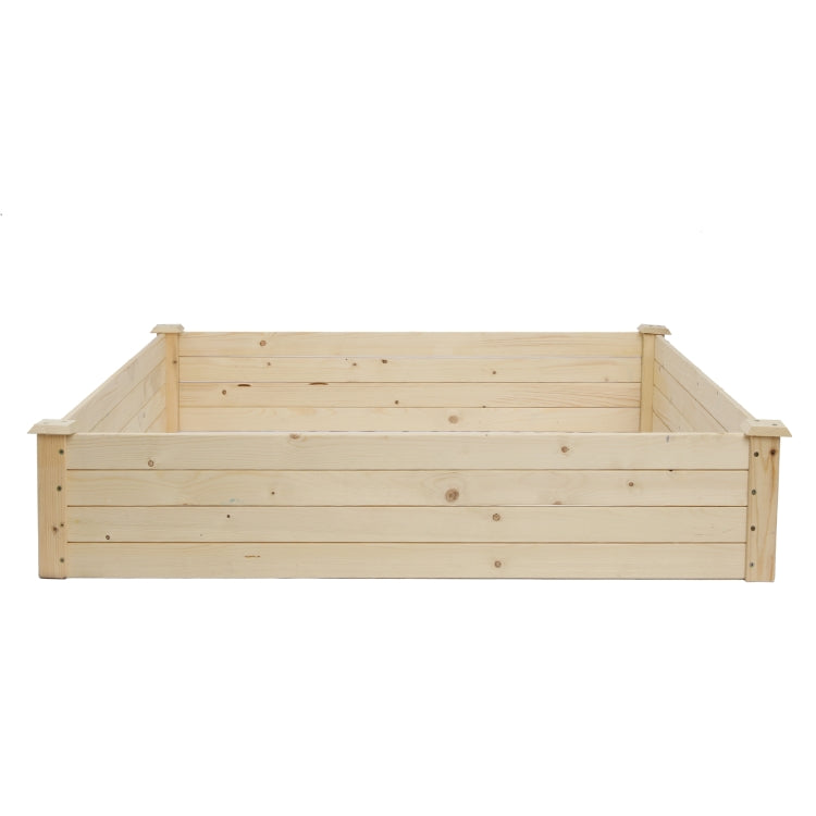 [US Warehouse] Wooden Planting Frame Ground Type, Size: 122x122x25.5cm