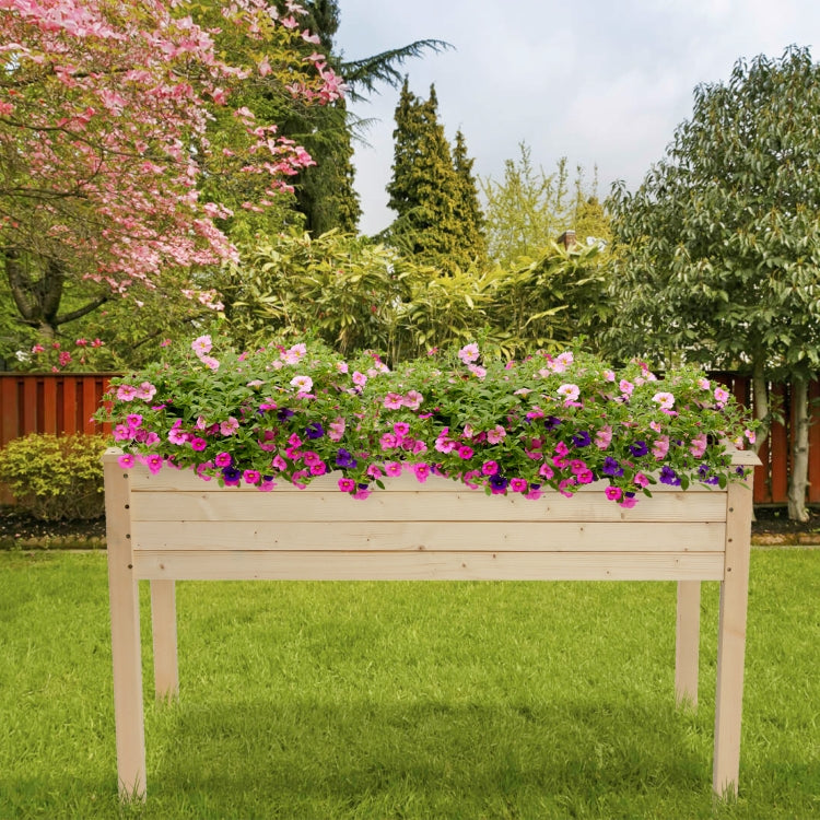 [US Warehouse] Wood Planting Frame Tall Foot Type, Size: 123x57x76cm