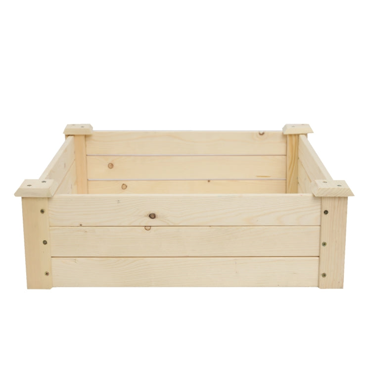 [US Warehouse] Wooden Planting Frame Ground Type, Size: 61x61x20cm