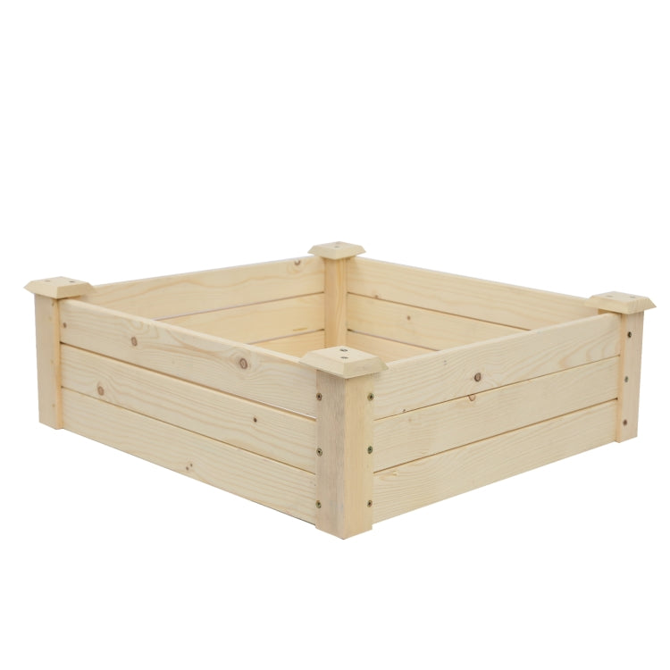 [US Warehouse] Wooden Planting Frame Ground Type, Size: 61x61x20cm