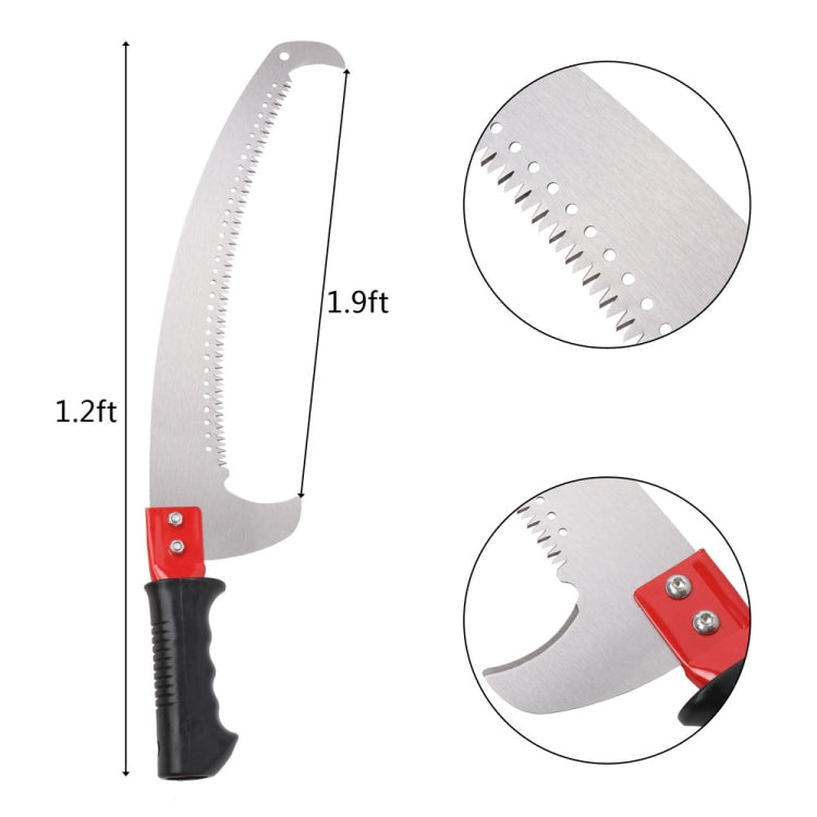 [US Warehouse] 6-18FT Portable Shrinkable High Altitude Saw Gardening Tools