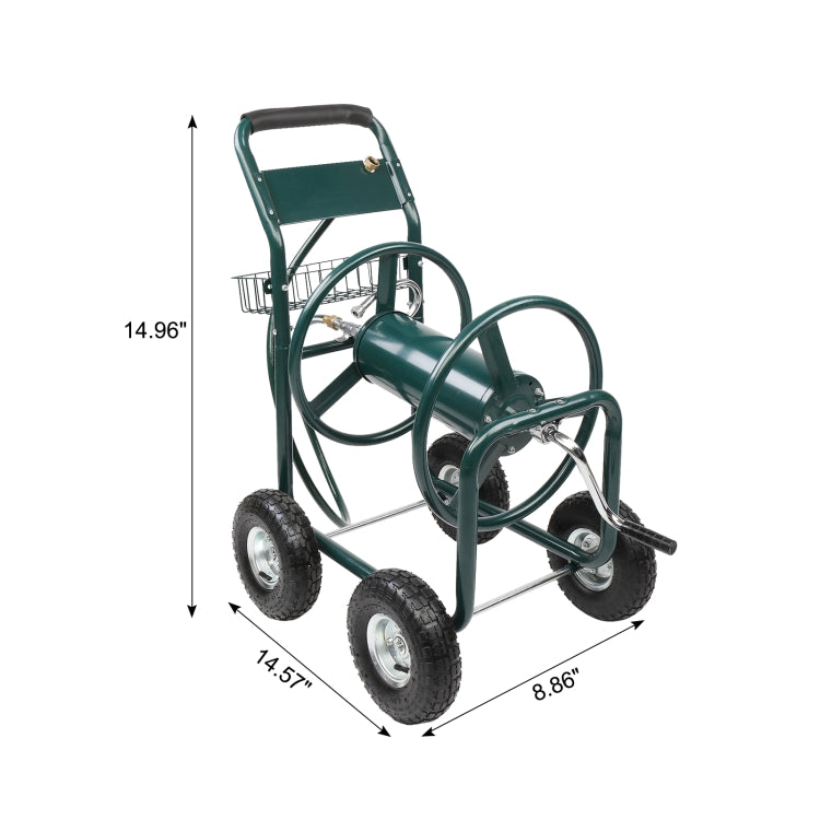 [US Warehouse] Iron Four-wheel Water Pipe Truck