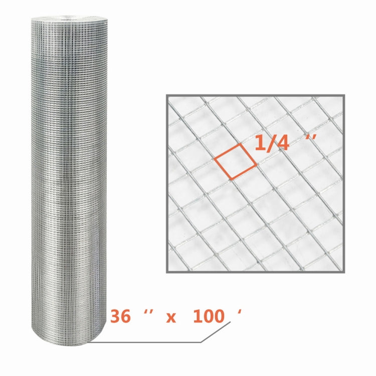 [US Warehouse] 36 inch x 100FT Home Garden Vegetable Farm Iron Wire Mesh