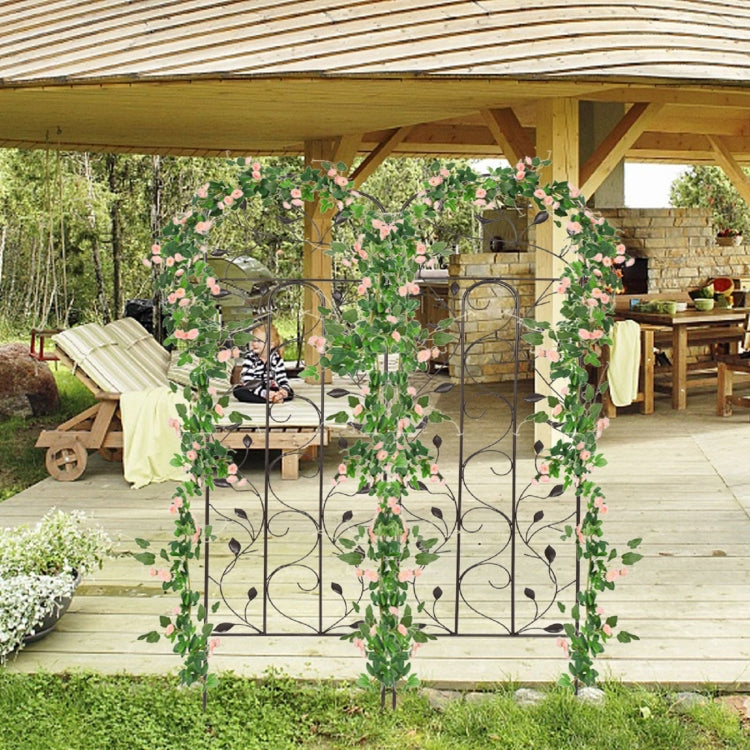 [US Warehouse] 2 PCS Shangata Top Iron Garden Climbing Frame, Size: 40x150cm
