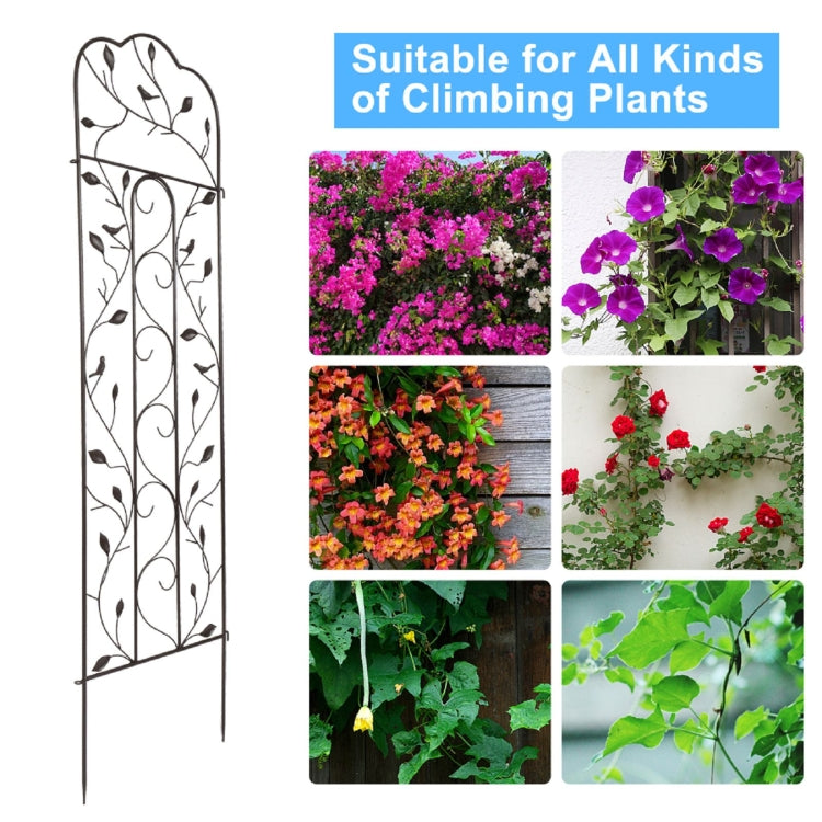 [US Warehouse] 2 PCS Shangata Top Iron Garden Climbing Frame, Size: 40x150cm