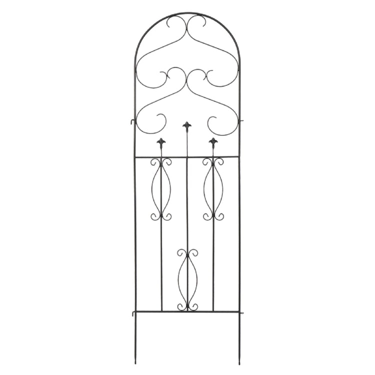 [US Warehouse] 4 PCS Iron Garden Climbing Frame with Oval Top, Size: 46x153cm